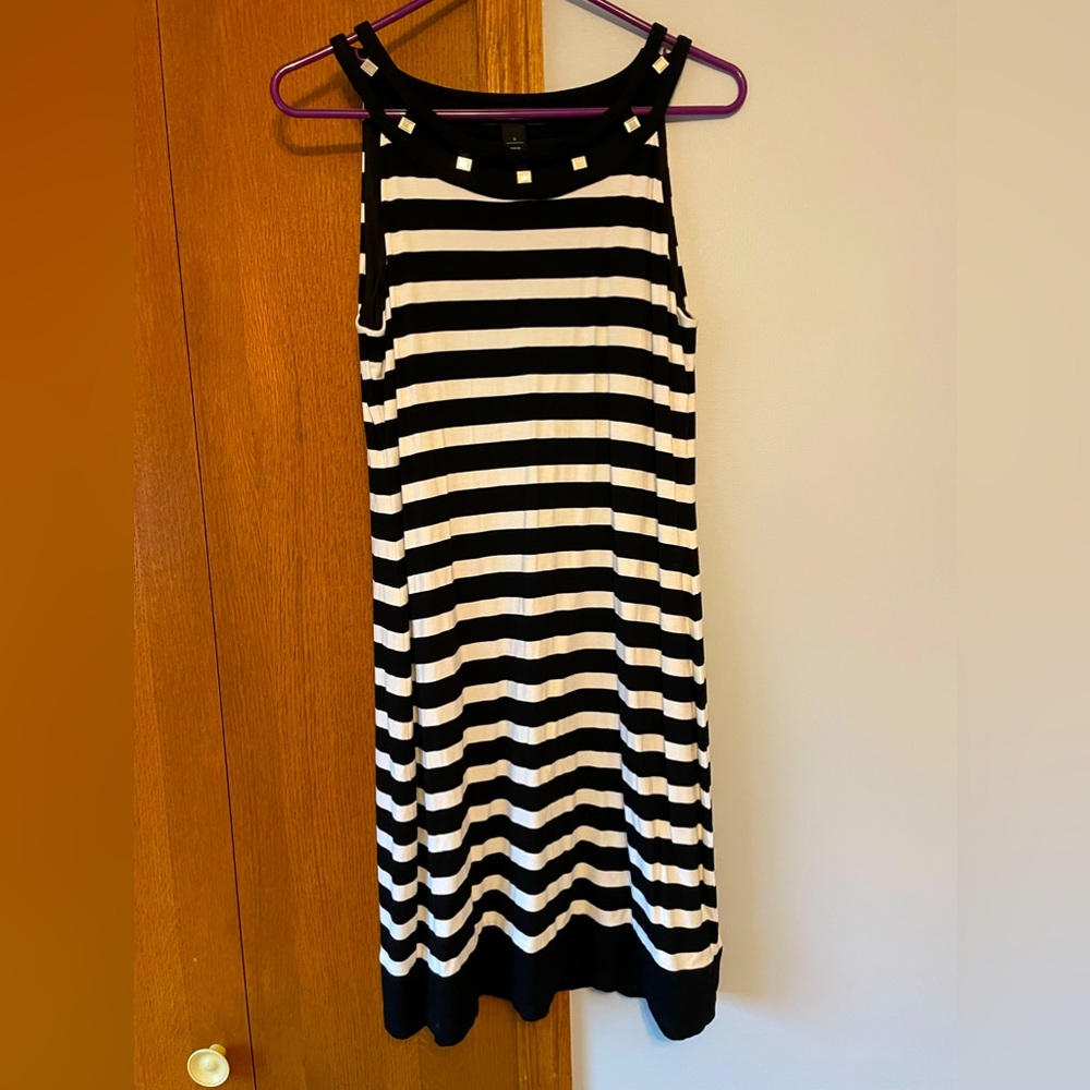 White House Black market tank dress with liner